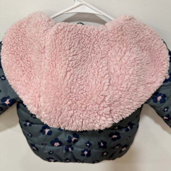 Carter's Baby Toddler Girls' Fleece-Lined Puffer Jacket 2T - Picture 3 of 8